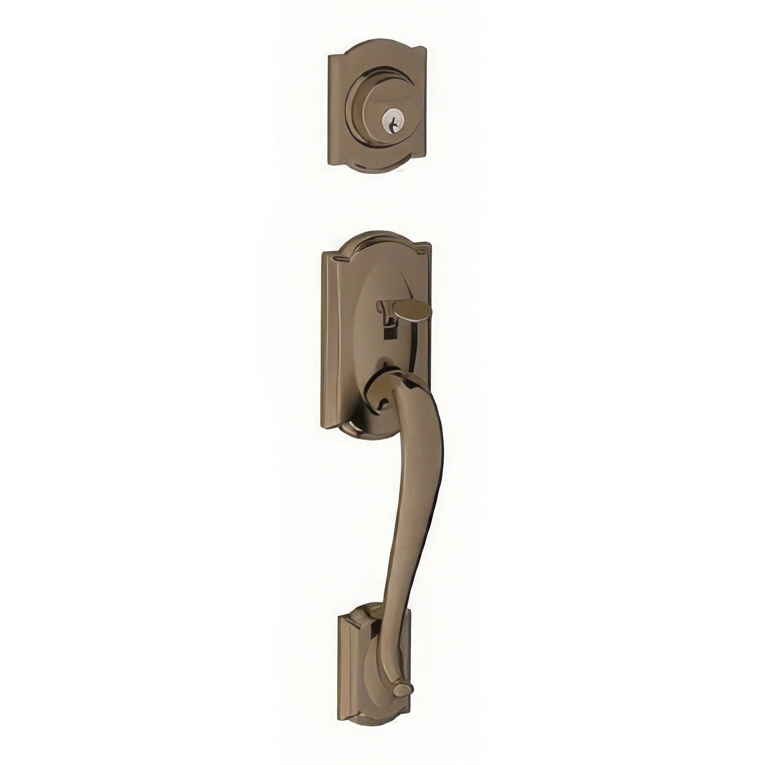 Schlage F62-CAM-FLA-RH F-Series Camelot Right Hand Double Cylinder Handleset