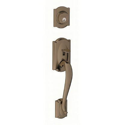 Schlage F62-CAM-FLA-RH F-Series Camelot Right Hand Double Cylinder Handleset