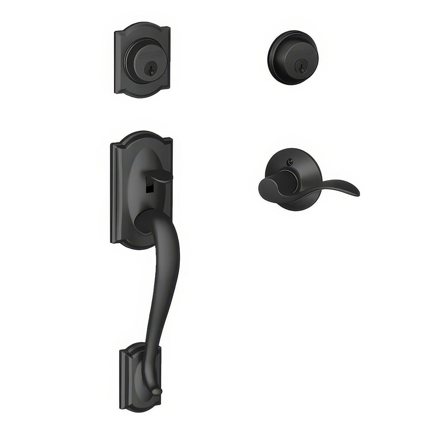 Schlage F62-CAM-ACC-LH F-Series Double Cylinder Handleset