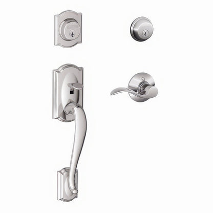 Schlage F62-CAM-ACC-RH F-Series Camelot Right Hand Double Cylinder Handleset