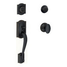 Schlage F62-CAM-SIE F-Series Camelot Double Cylinder Handleset