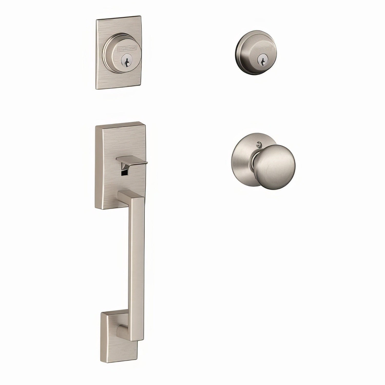 Schlage F62-CEN-PLY F-Series Century Double Cylinder Handleset