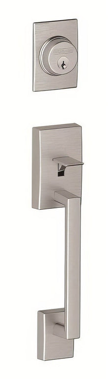 Schlage F62CEN626MNHLH F-Series Left Hand Century Double Cylinder Handleset.