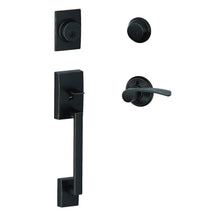 Schlage F62CEN-MERLH Left Hand Century with Merano Lever Double Cylinder Handleset and Trim.