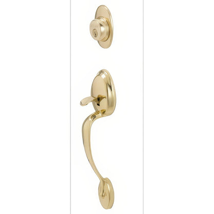 Schlage F62-PLY-ACC-LH Plymouth Double Cylinder Handleset