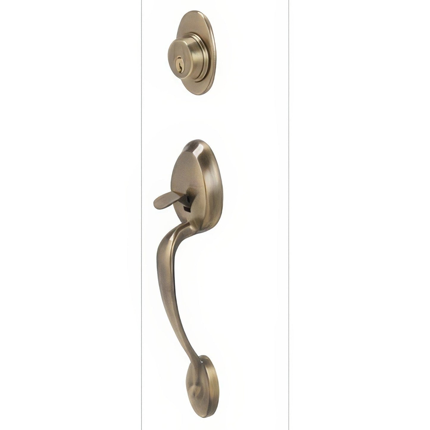 Schlage F62-PLY-ACC-LH Plymouth Double Cylinder Handleset