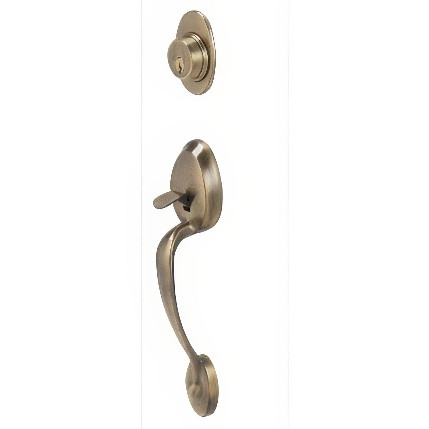 Schlage F62-PLY-ACC-LH Plymouth Double Cylinder Handleset