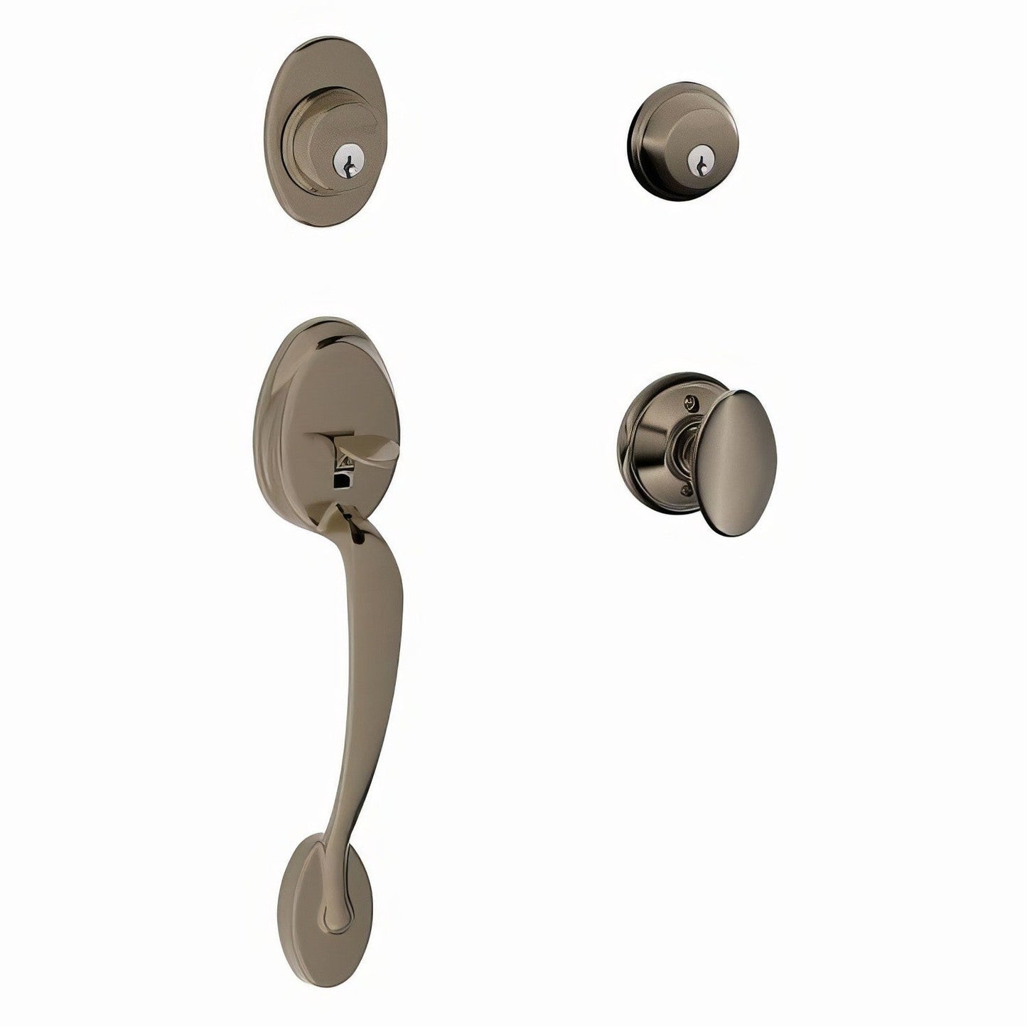 Schlage F62-PLY-SIE Plymouth Double Cylinder Handleset