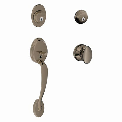 Schlage F62-PLY-SIE Plymouth Double Cylinder Handleset