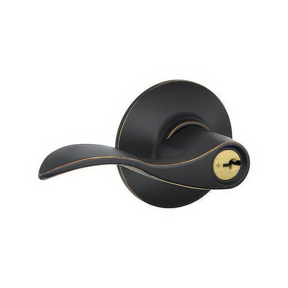 Schlage F80-ACC-LH F-Series Accent Left Hand Storeroom Door Lever.