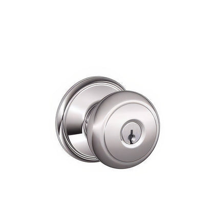 Schlage F80-AND F-Series Andover Storeroom Door Knob.