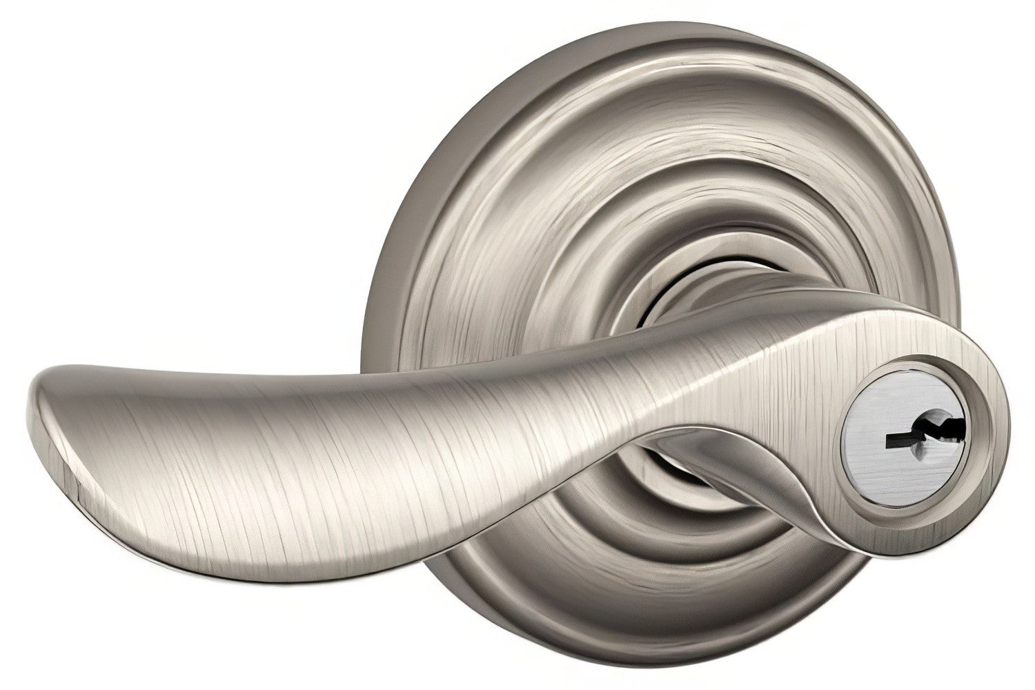 Schlage F80-CHP-AND-RH Champagne Storeroom Door Lever.