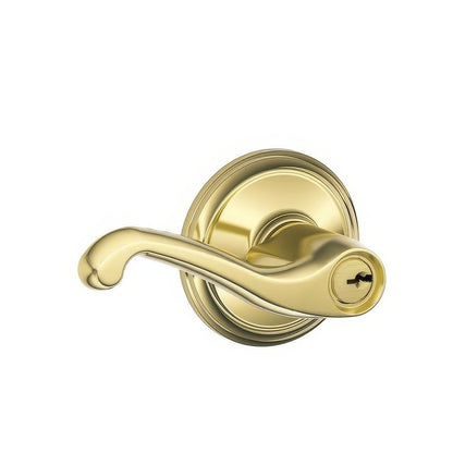Schlage F80FLA-RH Right Hand Flair Lever Storeroom Lock.