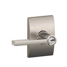 Schlage F80LAT-CEN Latitude Lever with Century Rose Storeroom Lock