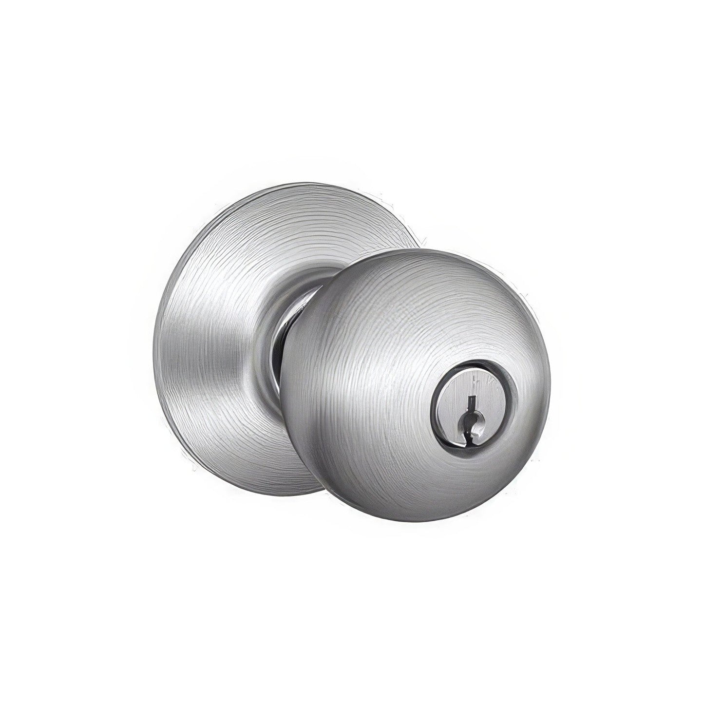 Schlage F80-ORB F-Series Orbit Storeroom Door Knob.