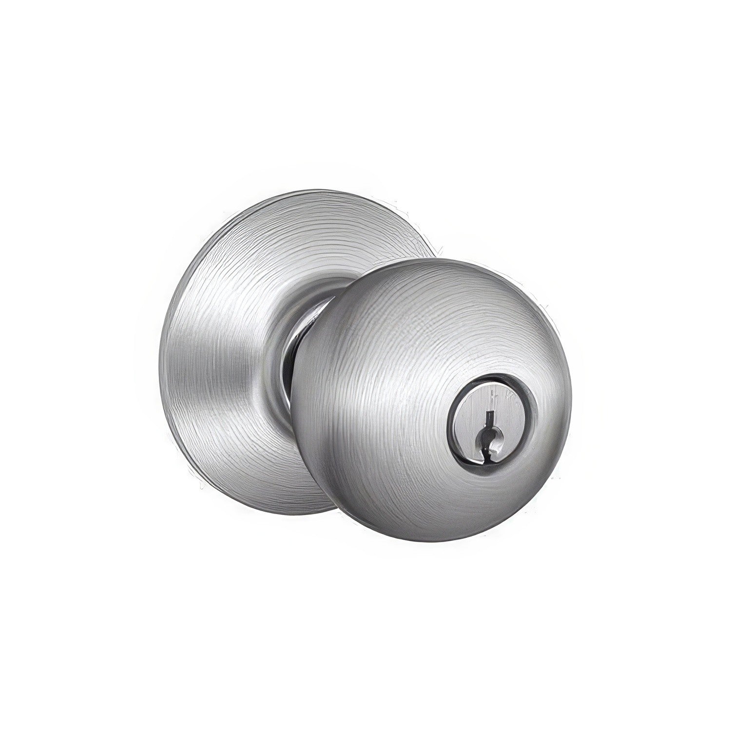Schlage F80-ORB F-Series Orbit Storeroom Door Knob.