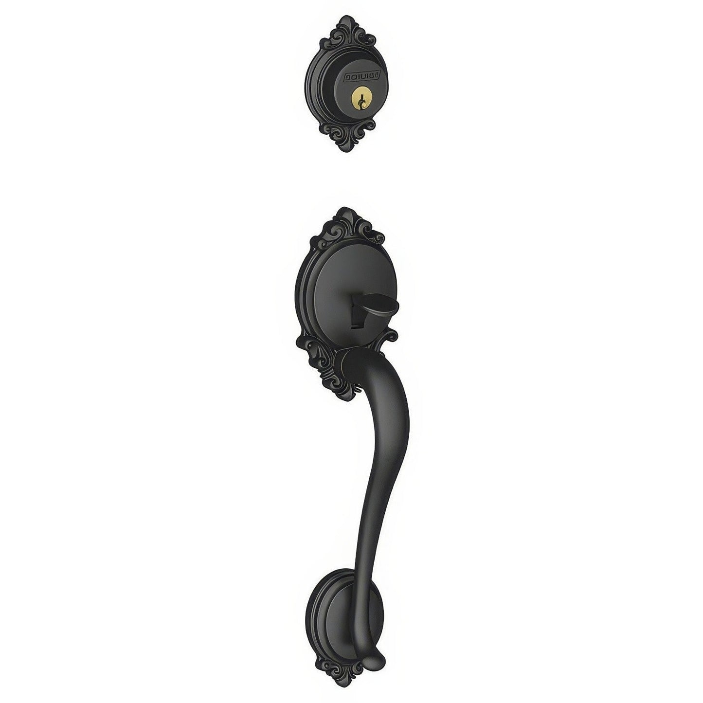 Schlage F92-BRK Brookshire Exterior Dummy Handleset