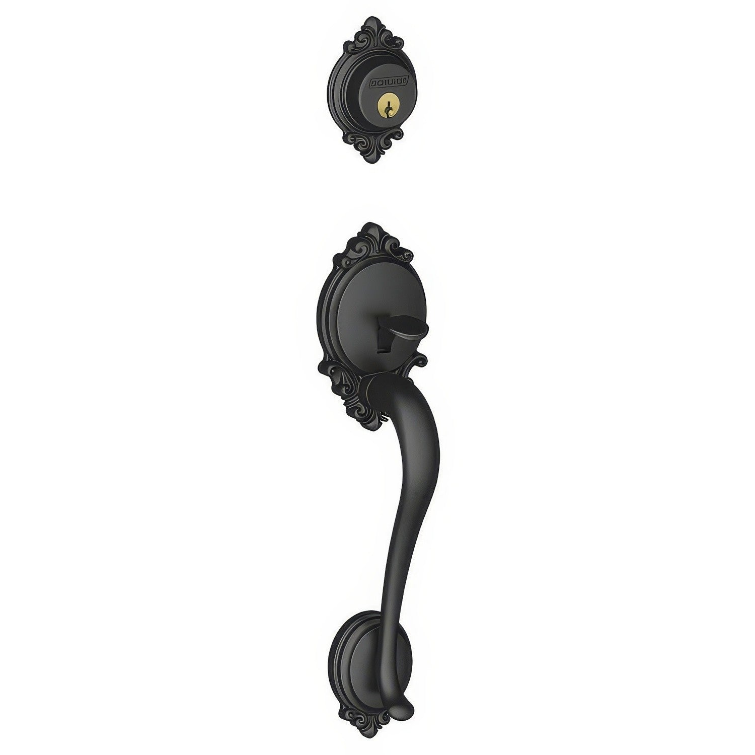 Schlage F92-BRK Brookshire Exterior Dummy Handleset