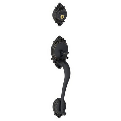 Schlage F92-BRK Brookshire Exterior Dummy Handleset