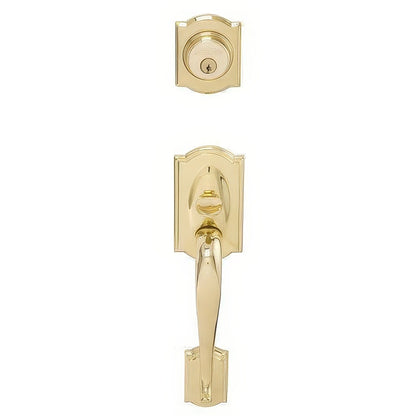 Schlage F92-CAM F-Series Camelot Exterior Dummy Handleset