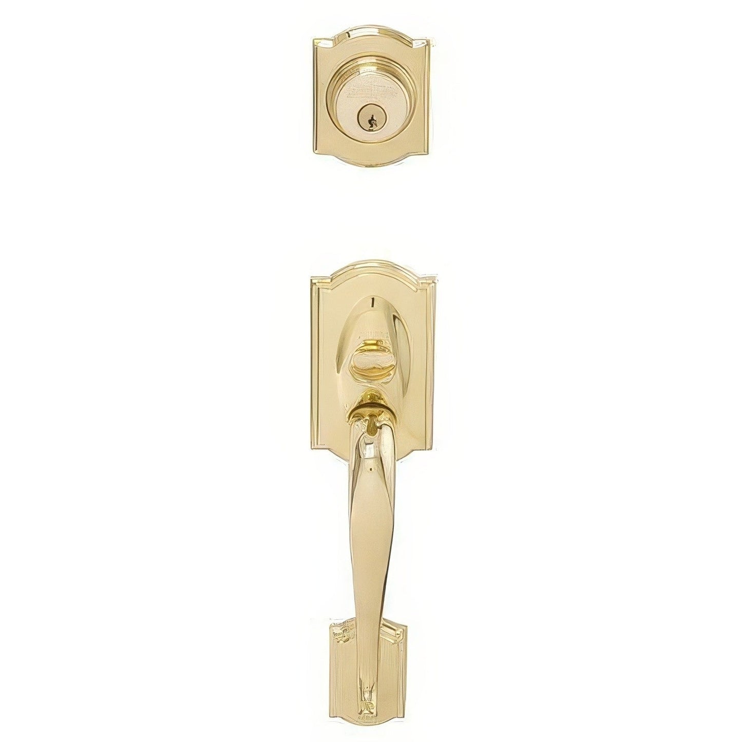Schlage F92-CAM F-Series Camelot Exterior Dummy Handleset