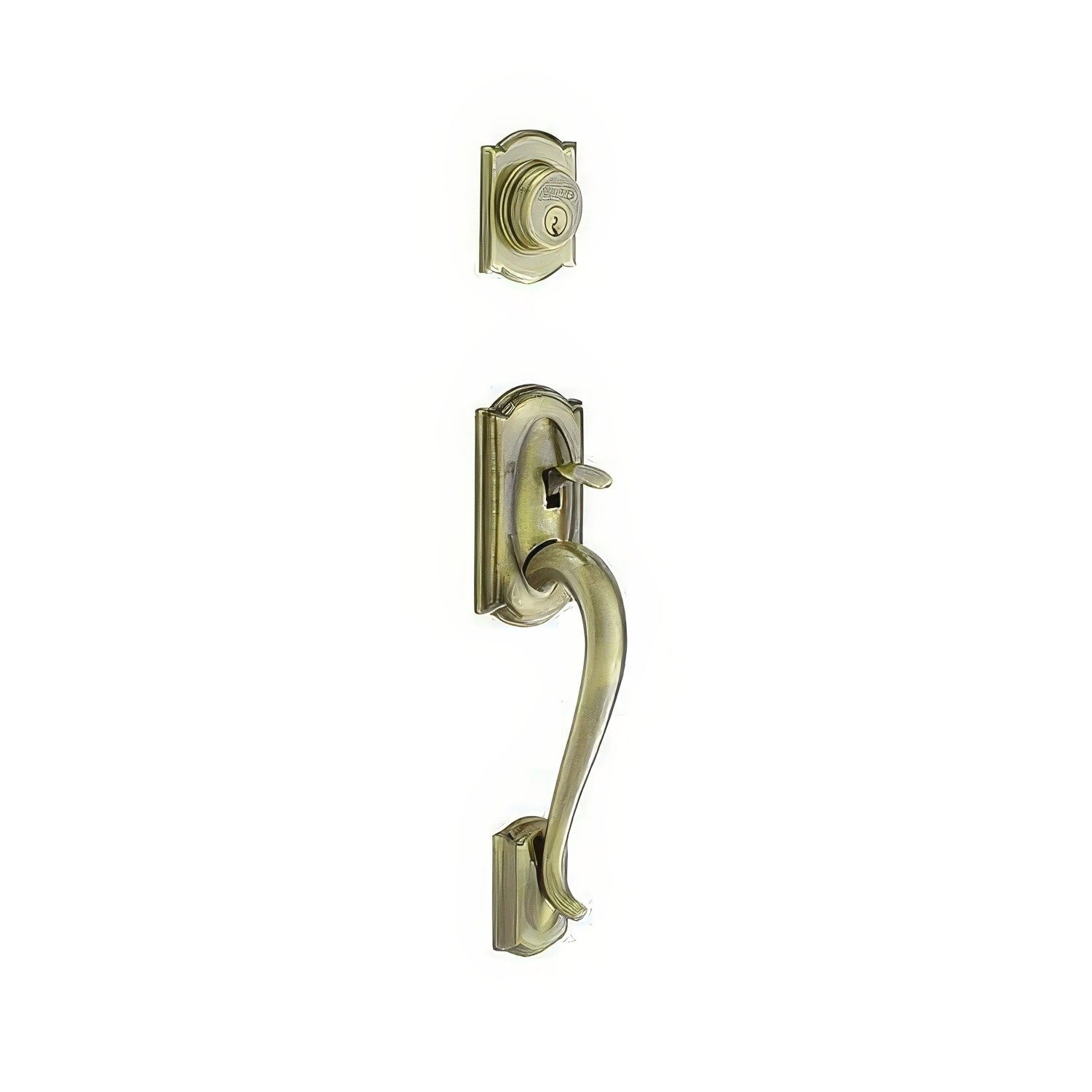 Schlage F92-CAM F-Series Camelot Exterior Dummy Handleset