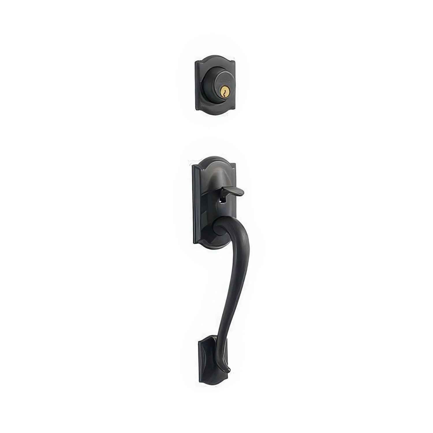 Schlage F92-CAM F-Series Camelot Exterior Dummy Handleset