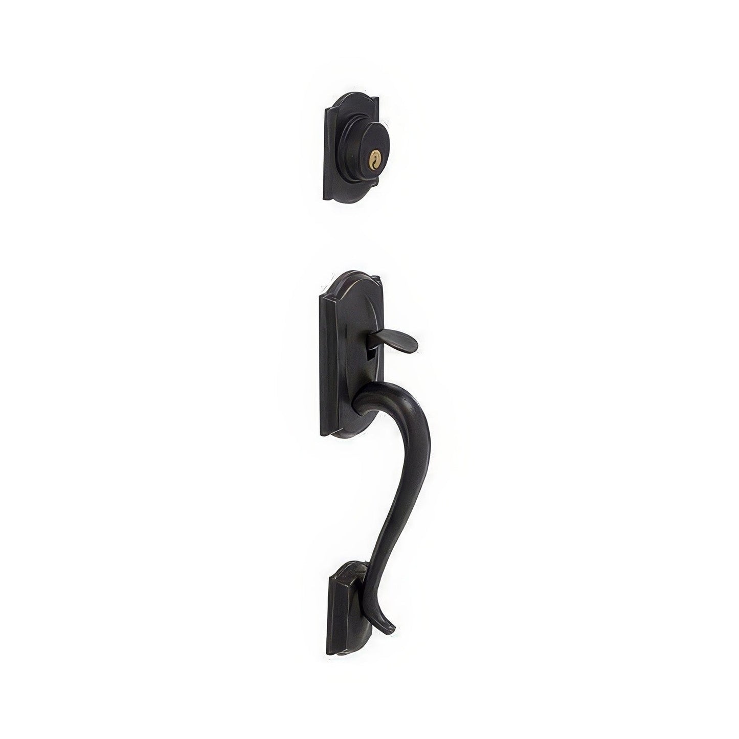 Schlage F92-CAM F-Series Camelot Exterior Dummy Handleset