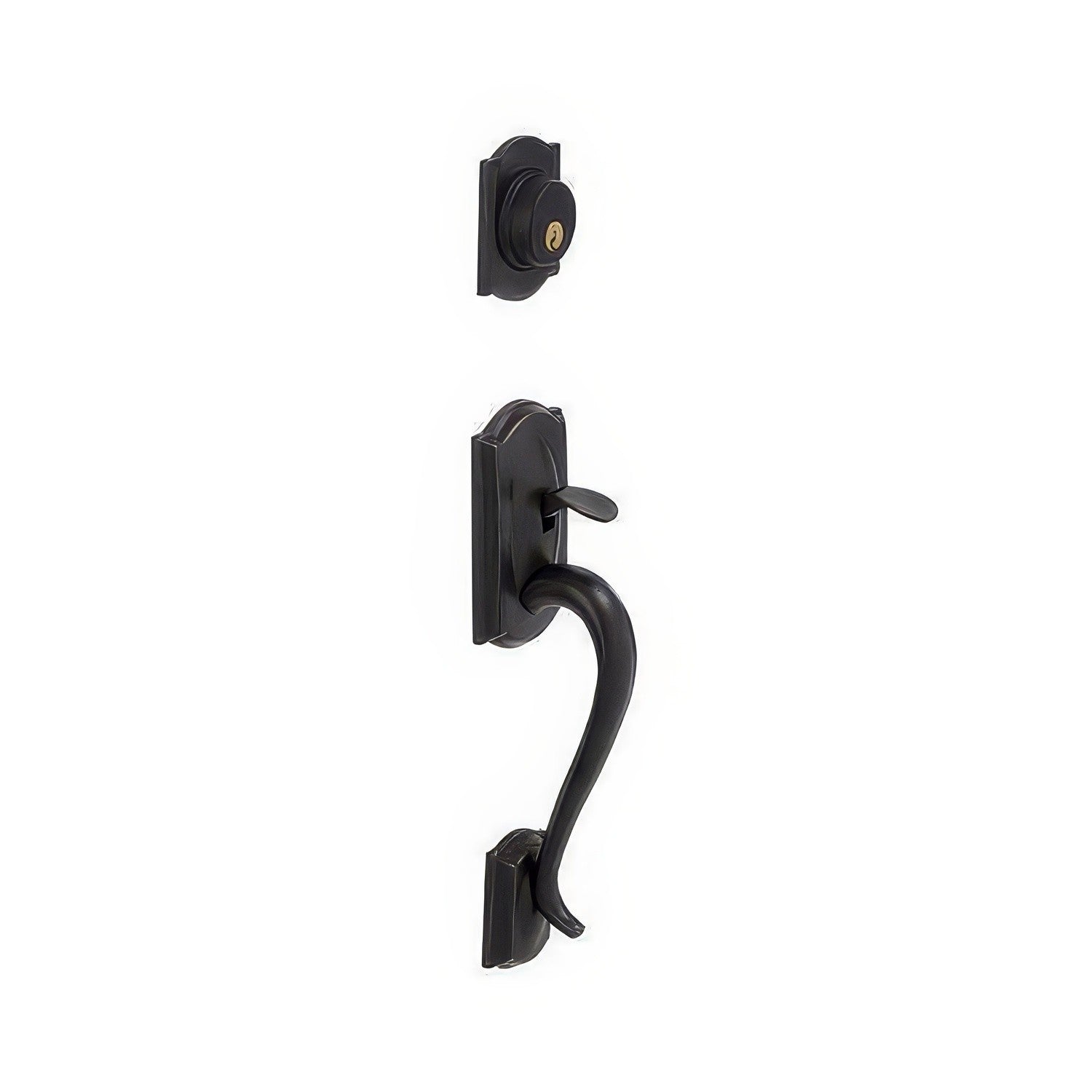 Schlage F92-CAM F-Series Camelot Exterior Dummy Handleset