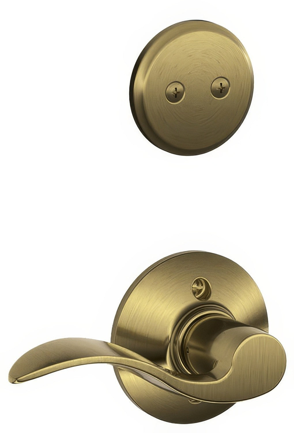 Schlage F94-ACC-RH F-Series Accent Lever Right Hand Dummy Interior Pack.