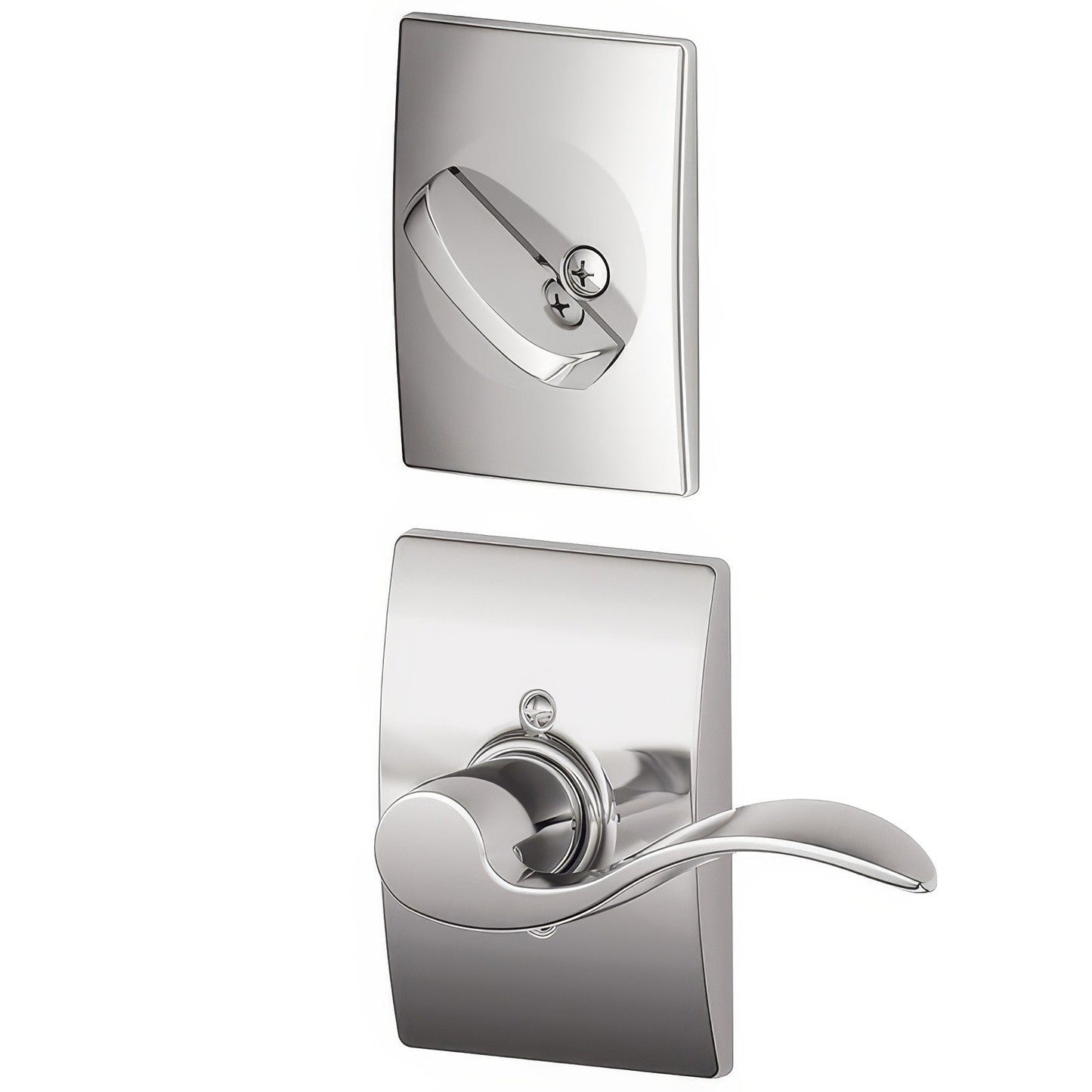 Schlage F94-ACC-CEN-LH F-Series Accent Lever Left Hand Dummy Interior Trm Pack