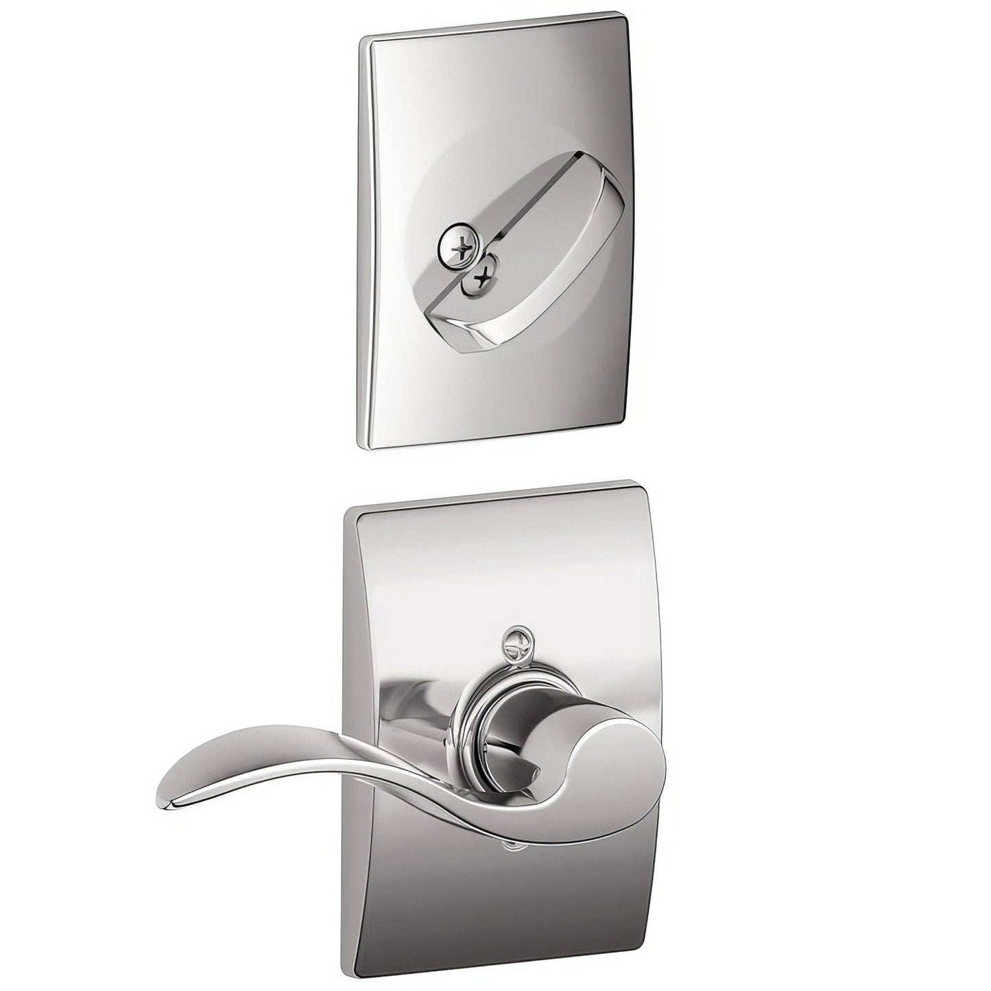 Schlage F94-ACC-CEN-RH F-Series Accent Door Lever Right Hand Dummy Interior Pack