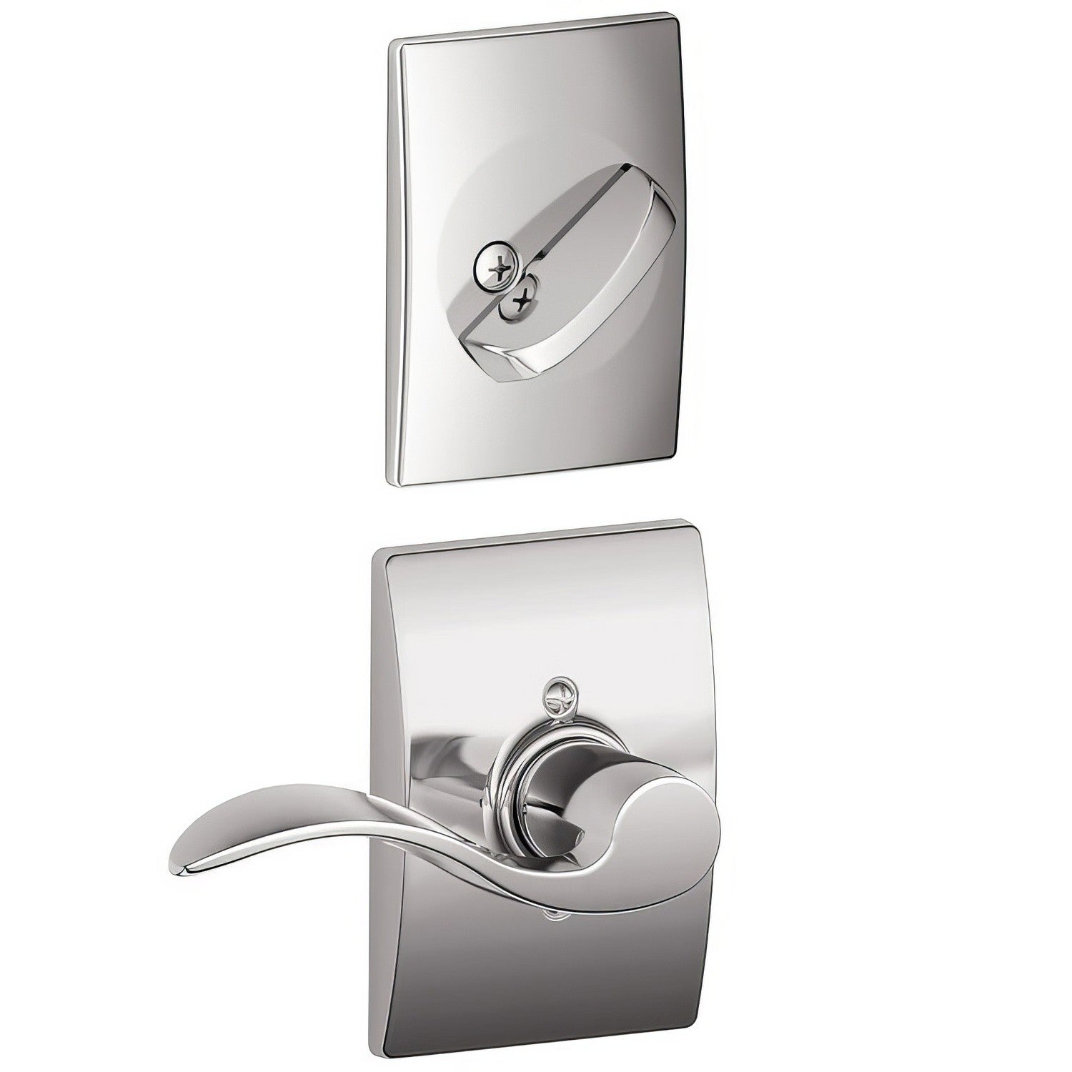 Schlage F94-ACC-CEN-RH F-Series Accent Door Lever Right Hand Dummy Interior Pack