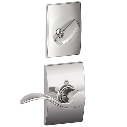 Schlage F94-ACC-CEN-RH F-Series Accent Door Lever Right Hand Dummy Interior Pack