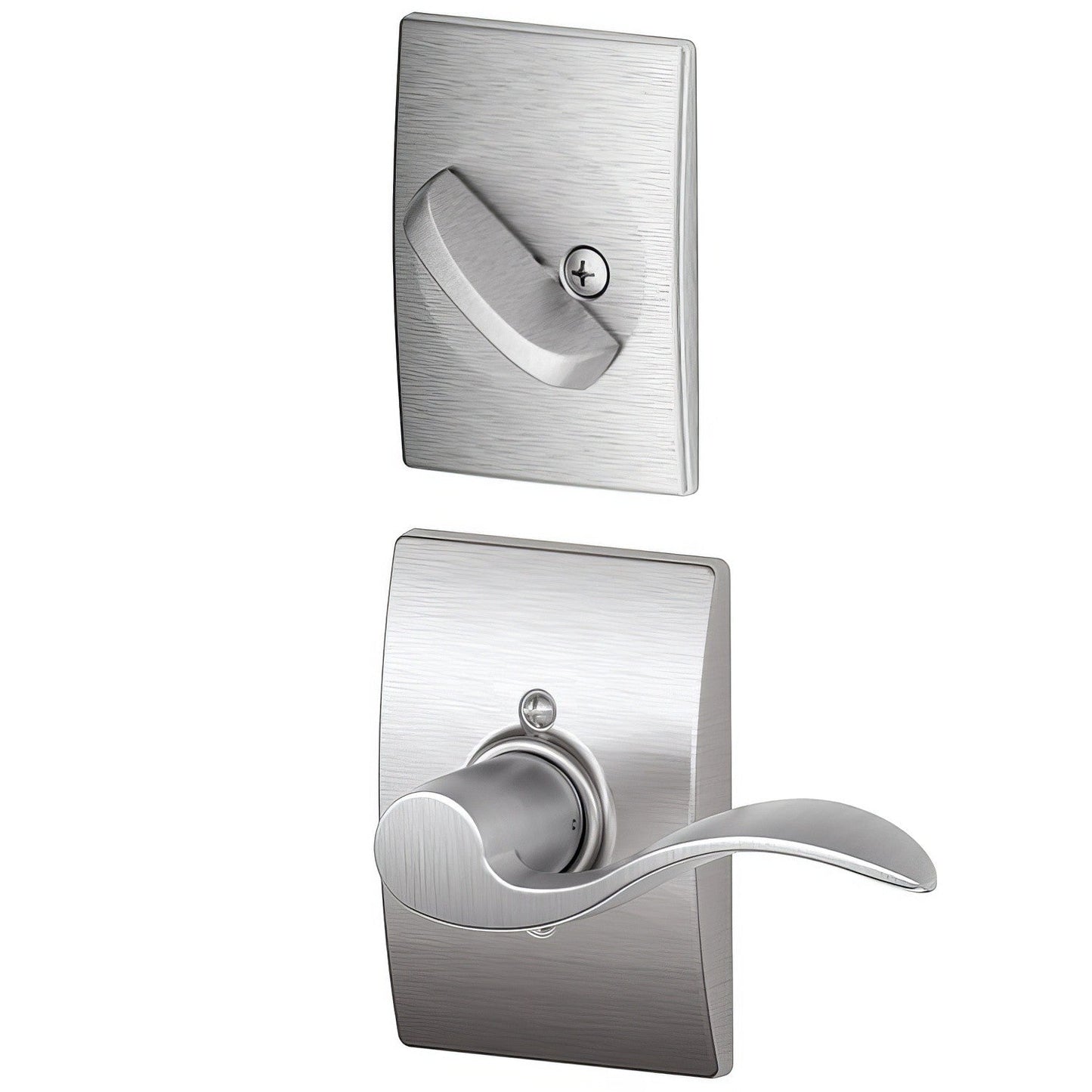 Schlage F94-ACC-CEN-LH F-Series Accent Lever Left Hand Dummy Interior Trm Pack