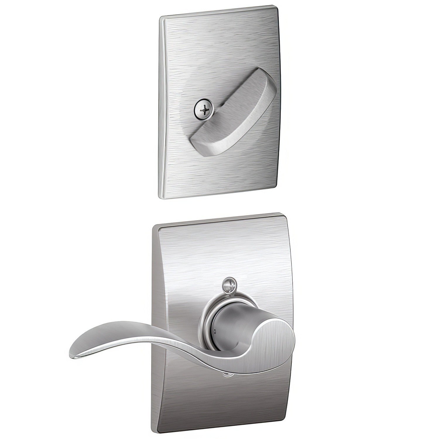 Schlage F94-ACC-CEN-RH F-Series Accent Door Lever Right Hand Dummy Interior Pack