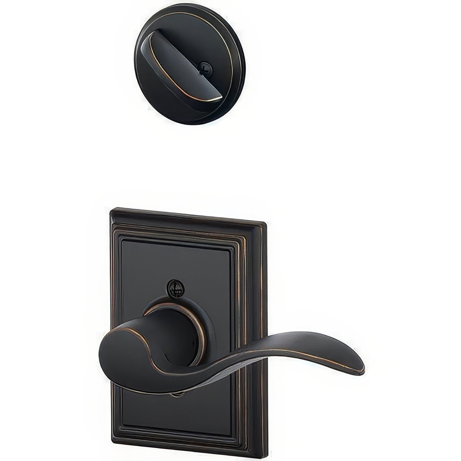 Schlage F94-ACC-ADD-LH F-Series Accent Lever Left Hand Dummy Interior Pack