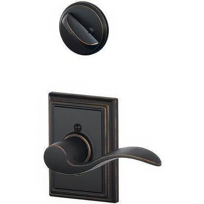 Schlage F94-ACC-ADD-LH F-Series Accent Lever Left Hand Dummy Interior Pack