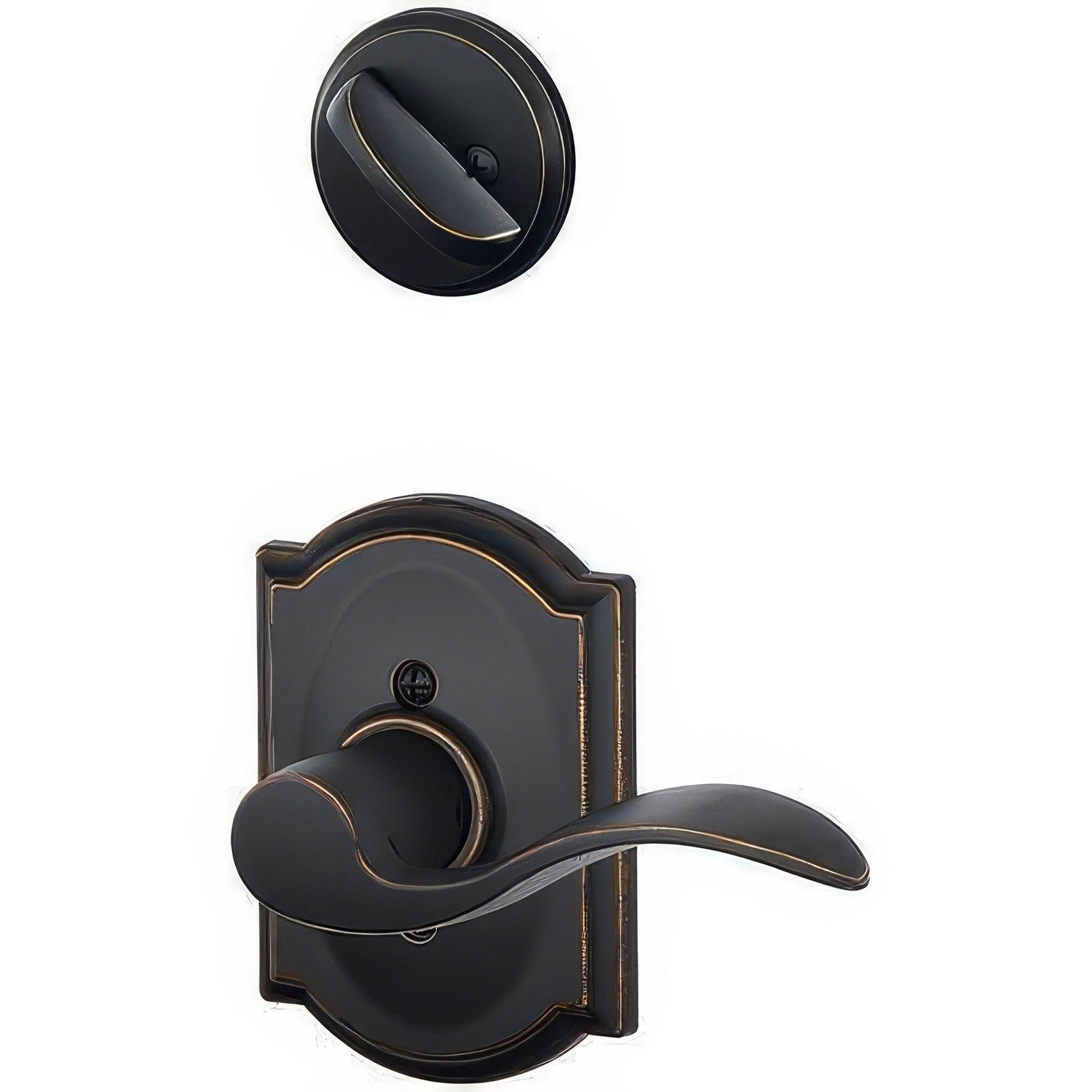 Schlage F94-ACC-CAM-LH F-Series Accent Lever Left Hand Dummy Interior Pack