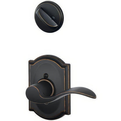 Schlage F94-ACC-CAM-LH F-Series Accent Lever Left Hand Dummy Interior Pack