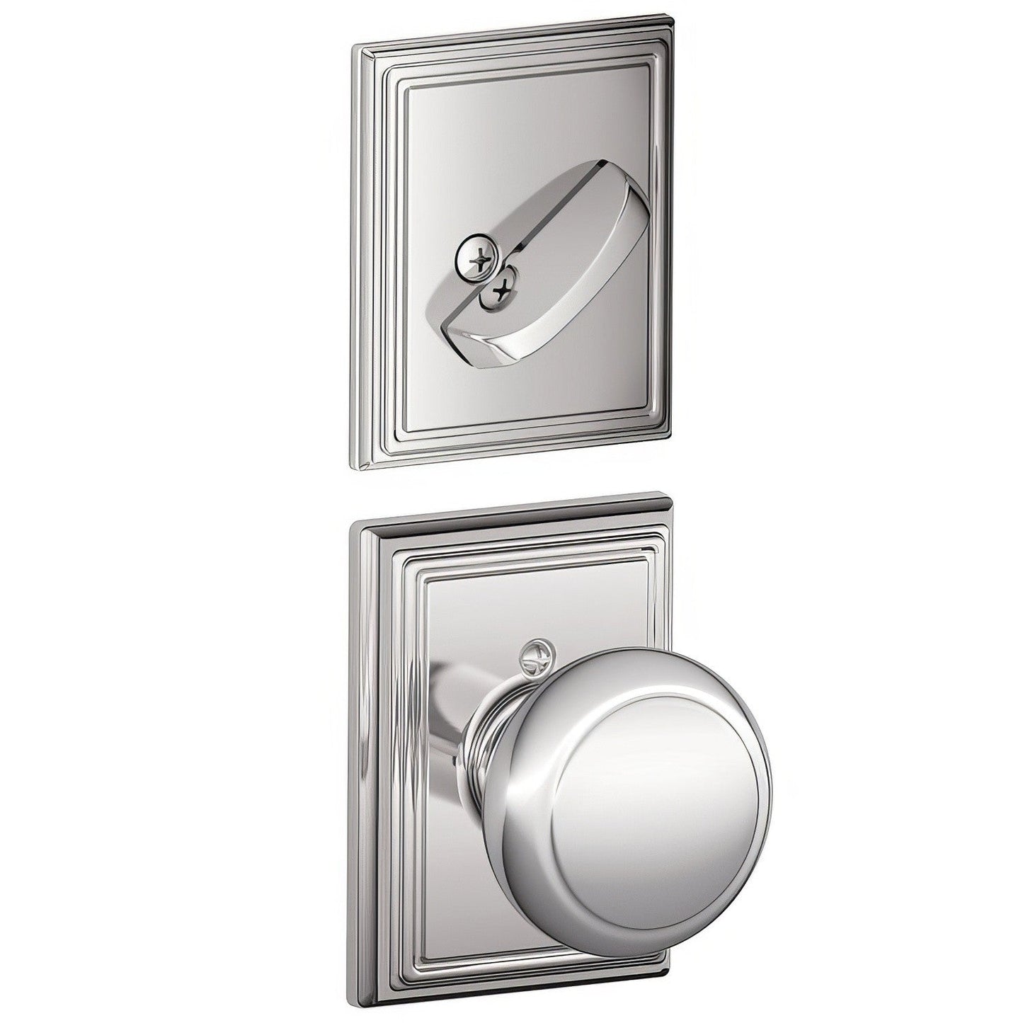 Schlage F94-AND-ADD F-Series Andover Knob Dummy Interior Pack