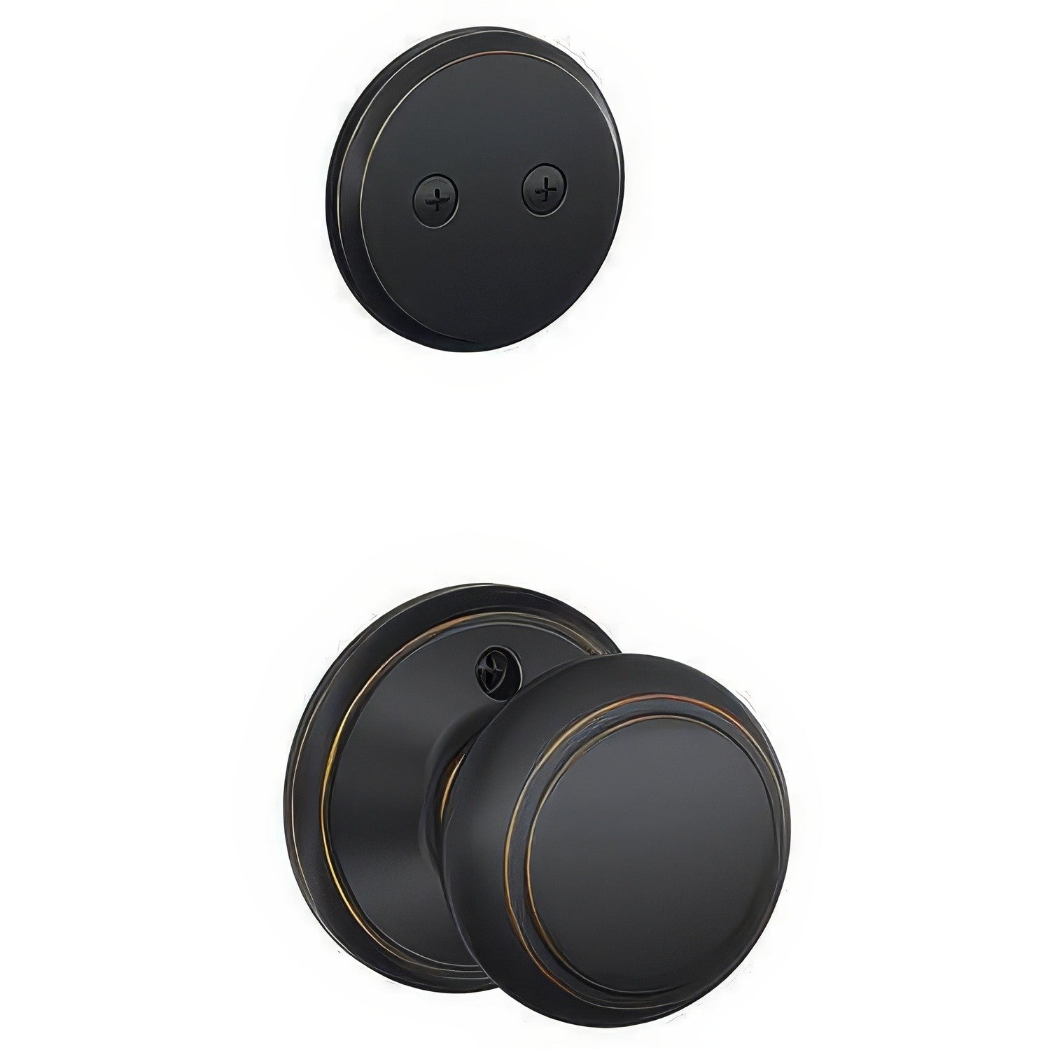 Schlage F94-AND Accents Series Andover Knob Dummy Interior Pack