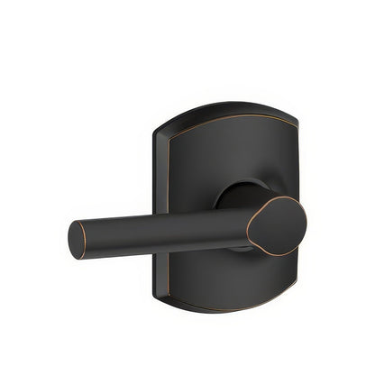 Schlage F94BRW-GRW Broadway Lever with Greenwich Rose Dummy Interior Trim.