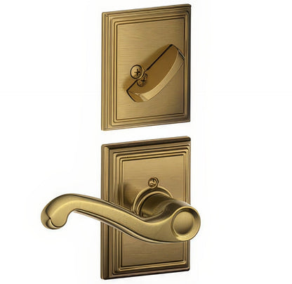 Schlage F94-FLA-ADD-RH F-Series Flair Lever Right Hand Dummy Interior Pack