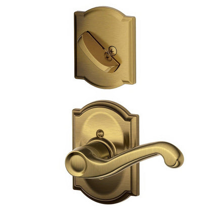 Schlage F94-FLA-CAM-LH F-Series Flair Lever Left Hand Dummy Interior Pack