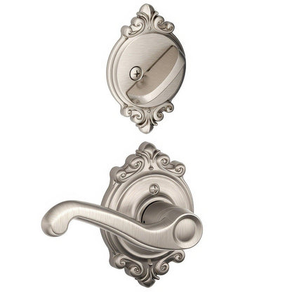 Schlage F94-FLA-BRK-RH Flair Lever Right Hand Dummy Interior Pack