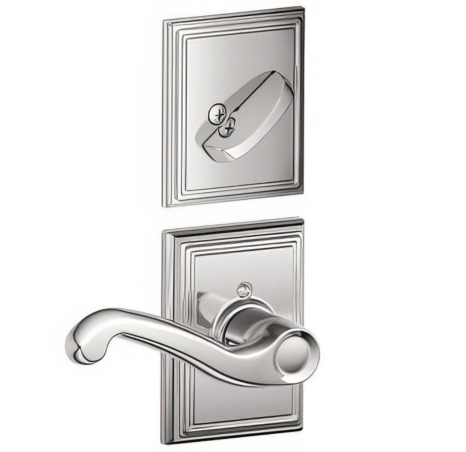 Schlage F94-FLA-ADD-RH F-Series Flair Lever Right Hand Dummy Interior Pack