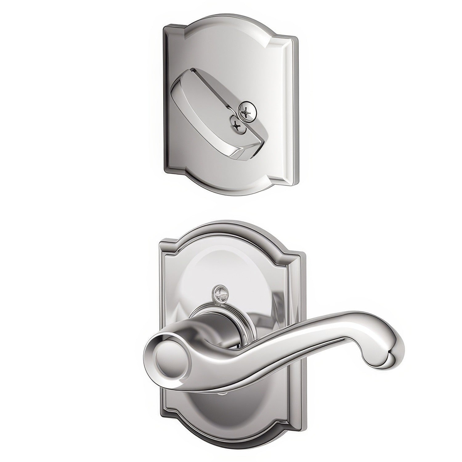 Schlage F94-FLA-CAM-LH F-Series Flair Lever Left Hand Dummy Interior Pack