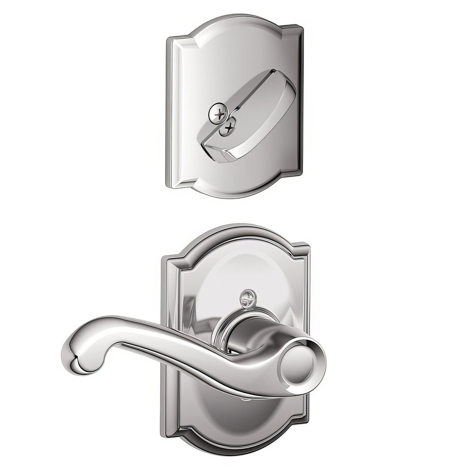 Schlage F94-FLA-CAM-RH Flair Lever Right Hand Dummy Interior Pack