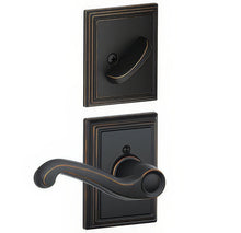 Schlage F94-FLA-ADD-RH F-Series Flair Lever Right Hand Dummy Interior Pack